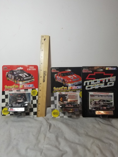Set of 3 Racing Champions Dale Earnhardt DieCast Cars