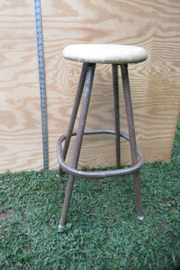 Vintage Metal Stool - Made in Philadelphia USA