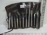 12 Piece Sears Craftsman Chisel Punch Set - New