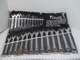 25 Piece Pittsburgh Combination Box & Open End Wrench Set  -New in Roll Up
