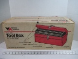 ermont American Heavy Duty All Metal Tool Box with Tray -  New in Box