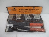 2 Way Hand Riveter Tool Kit - New