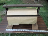 Vintage Wrapping Butcher Paper Dispenser Cutter from Old Hardware Store