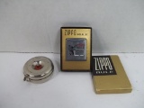 Zippo Pocket Rule New in Box & West Germany Tape Measure