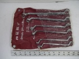 6 Piece Double Offset Box End Metric Wrench Set