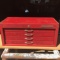 Waterloo Red Metal Multi-Drawer Toolbox with Misc Tools