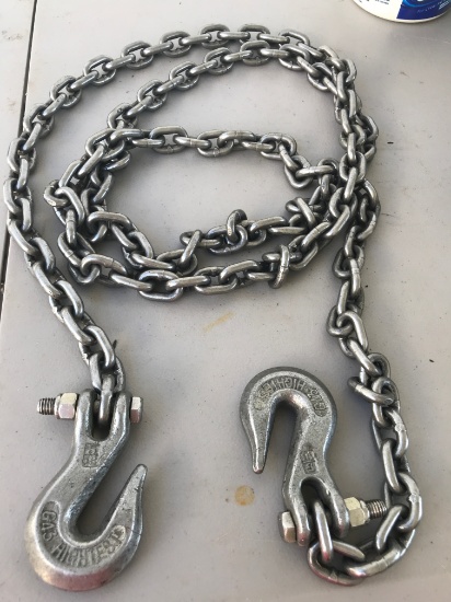 Tow Chain with 2 Hightest Hooks