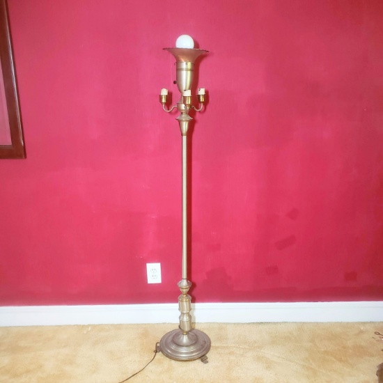 Vintage Metal Five Light Floor Lamp