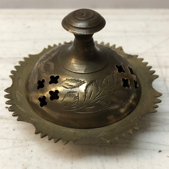 Small Vintage 1960s Brass incense Burner