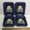 Lot of 4 1995 Collectible Coca-Cola Tip Trays