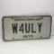 1979 South Carolina License Plate