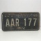 1972 South Carolina License Plate