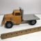 Vintage Metal Flatbed Truck Toy