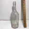 Heller Bros Liquors Bristol VA Clear Glass Bottle