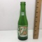 Green 8” 7up Soda Bottle