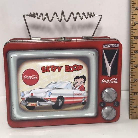 Coca-Cola Betty Boop Metal Lunch Box