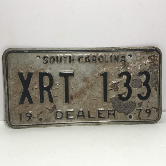 1979 South Carolina License Plate