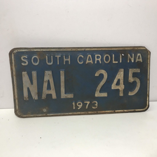 1973 South Carolina License Plate