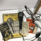 Vintage Pike Flash-O-Lens with Cool Advertisements