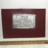 Vintage Metal “Things Go Better With Coke” Coca-Cola Advertisement Sign