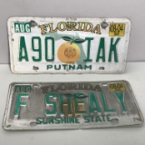 Pair of Florida License Plates