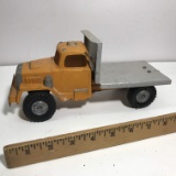 Vintage Metal Flatbed Truck Toy