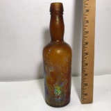 Brown Glass “Jaynes & Co.” Boston Bottle