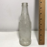 Vintage Clear Glass TAB Bottle