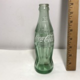 Green Glass Coca-Cola Bottle