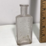 “Chas O Tyler Druggist Atlanta Ga” Clear Glass Bottle