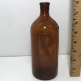 8” Brown Clorox Bottle