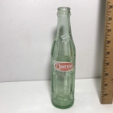 Green Glass Cheerwine Bottle