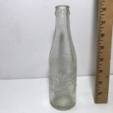 Dr. Pepper Embossed Glass Bottle Greenville SC