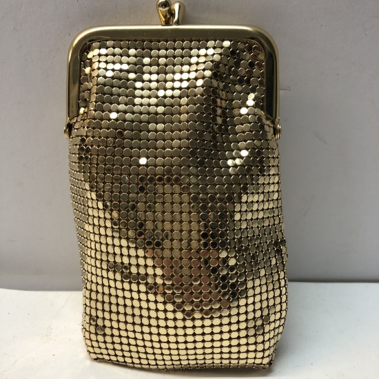Vintage Whiting and Davis Gold Mesh Coin Purse