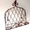 Red Bird Metal Book Stand with Hanging Page Holders