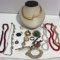 Lot of Misc Jewelry - Pins, Rings, Bracelets & Necklaces - Pretty Lot!