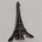 Vintage Sterling Silver Eiffel Tower Brooch
