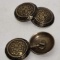 Pair of 14k Gold Cuff Link Buttons