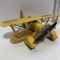 Yellow Metal Airplane