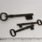 3 Old Skeleton Keys
