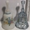 Two Beautiful Fenton Bells Signed S Jackson and S Hart