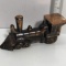 Small Bronze Over Copper Train Engine