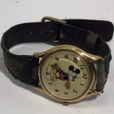 Gold Tone Lorus Mickey Mouse Watch