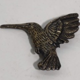 Sterling Silver Hummingbird Brooch