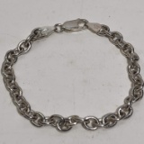 Beautiful Sterling Silver Charm Style Bracelet from Italy