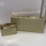 Ladies Lighter and Matching Cigarette Case