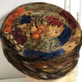 Pheasant Feather Pillbox Hat