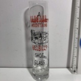 Vintage Tall Hillbilly Shot Glass from The Smokey Mountains