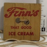 1950s Vintage Fenns Ice Cream Advertising Toy