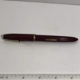 Cranberry Colored Warwick Lever Fountain Pen